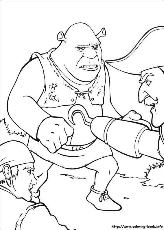 Shrek the Third coloring picture